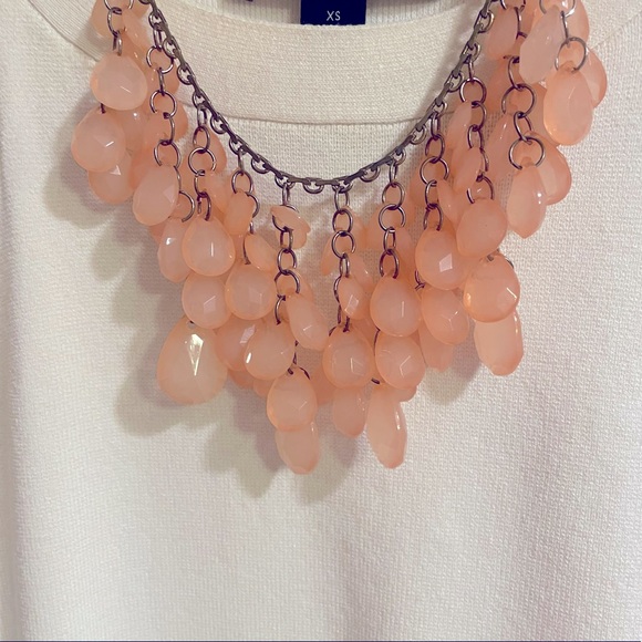 *FREE w purchase* Peach Pink Cascade Necklace - Picture 2 of 7
